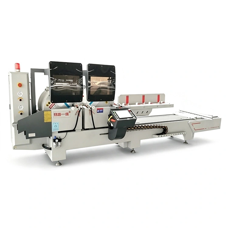 45° ve 90° Kesim için CNC Çift Kafalı Kesim Testere