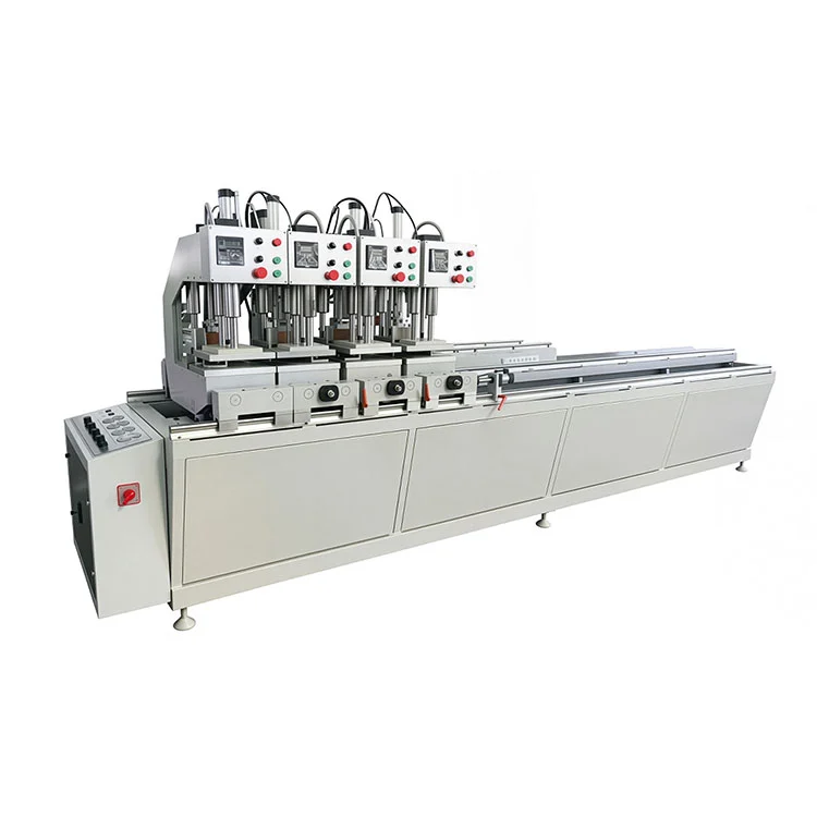 Dört Kafa Kaynak Makinesi PVC Pencere Çerçevesi Kaynak Ekipmanları