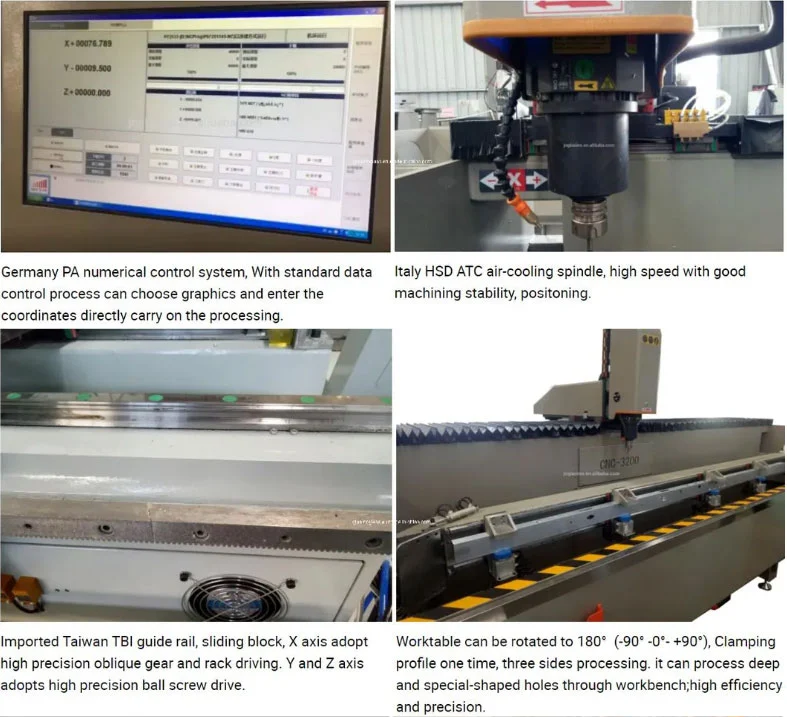 Axis Cnc Aluminum Profile Machining Center For Curtain Wall Facade
